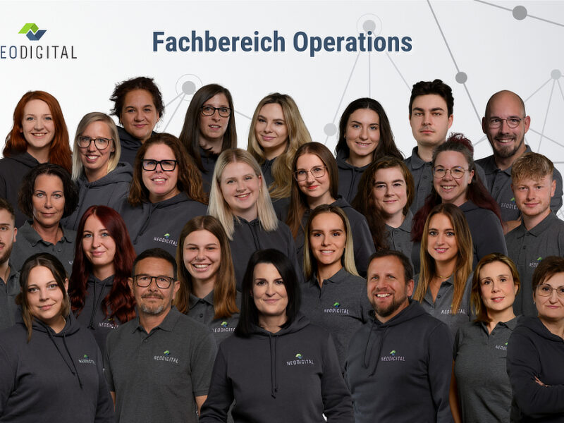 Hier wird Service groß geschrieben: Das ist das Kundenservice-Team der Neodigital!